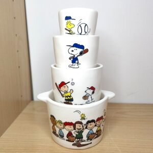🆕️ Rae Dunn Peanuts Snoopy Measuring Cup Set